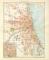 Chicago historischer Stadtplan Karte Lithographie ca. 1900