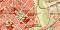 Brest historischer Stadtplan Karte Lithographie ca. 1904