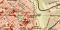 Brest historischer Stadtplan Karte Lithographie ca. 1908