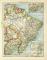 Brasilien historische Landkarte Lithographie ca. 1912
