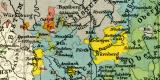 Geschichtliche Entwicklung Bayerns historische Landkarte...