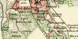 Batavia historischer Stadtplan Karte Lithographie ca. 1905
