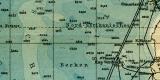 Atlantischer Ocean historische Landkarte Lithographie ca....