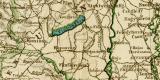 Die Schiffahrtsstrassen in Österreich-Ungarn historische Landkarte Lithographie ca. 1903
